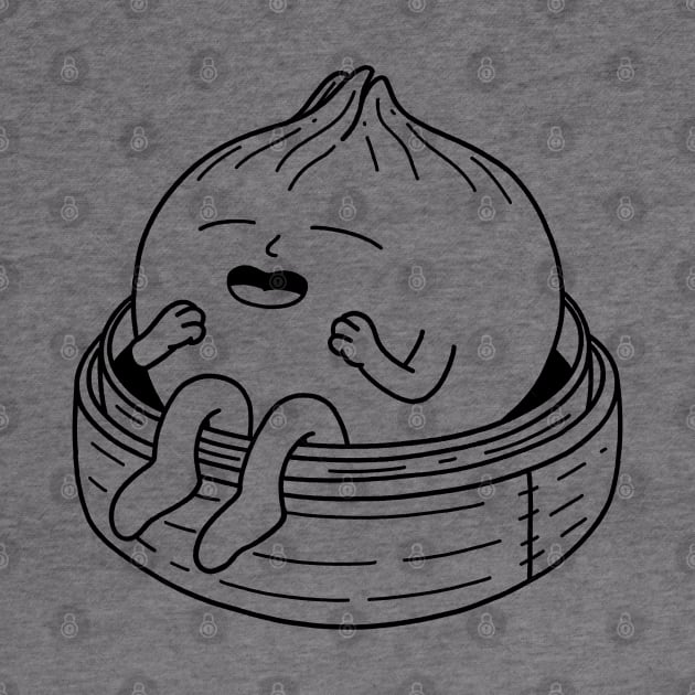 Happy Xiao Long Bao Minimalist by Kimprut